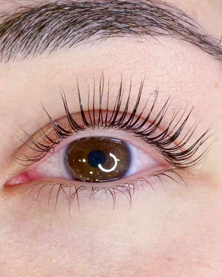 Risultato allieve corso lami lover lash di Alice Cortesi trainer e coach laminazione ciglia e sopracciglia