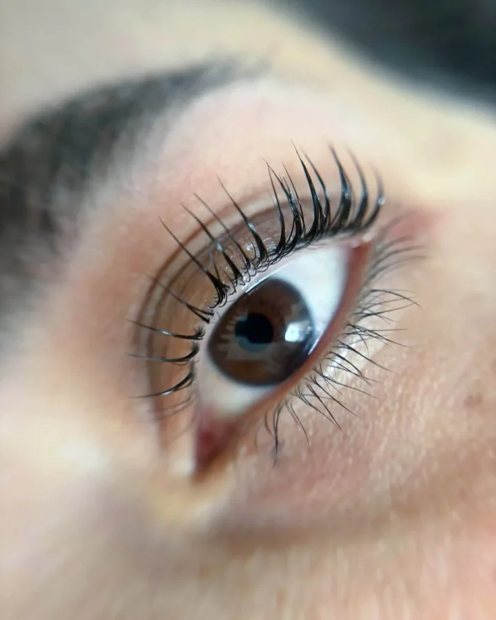 Risultato allieve corso lami lover lash no glue di Alice Cortesi trainer e coach laminazione ciglia e sopracciglia